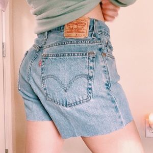 2/$100 Vintage Levi 550 Cut Off Shorts